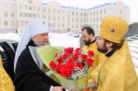 1-Глава Православной Церкви Казахстана и архипастыри Митрополичьего округа совершили воскресную Литургию в главном храме страны