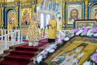 19-Глава Православной Церкви Казахстана и архипастыри Митрополичьего округа совершили воскресную Литургию в главном храме страны