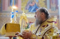 29-Глава Православной Церкви Казахстана и архипастыри Митрополичьего округа совершили воскресную Литургию в главном храме страны