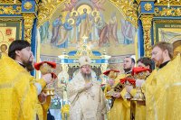 39-Глава Православной Церкви Казахстана и архипастыри Митрополичьего округа совершили воскресную Литургию в главном храме страны