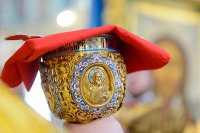 42-Глава Православной Церкви Казахстана и архипастыри Митрополичьего округа совершили воскресную Литургию в главном храме страны