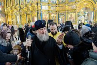 62-Глава Православной Церкви Казахстана и архипастыри Митрополичьего округа совершили воскресную Литургию в главном храме страны