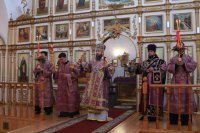 9-Служение епископа Амфилохия накануне праздника Воздвижения Креста Господня