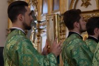 9-Празднование Святой Пятидесятницы в главном храме Рудного Алтая
