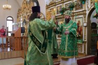 16-Празднование Святой Пятидесятницы в главном храме Рудного Алтая