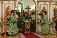 35-Празднование Святой Пятидесятницы в главном храме Рудного Алтая