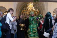 42-Празднование Святой Пятидесятницы в главном храме Рудного Алтая