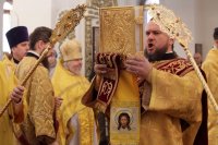 12-Служение епископа Амфилохия в Неделю о мытаре и фарисее
