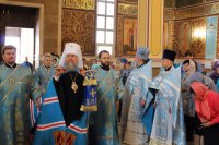 1-Епископ Амфилохий принял участие в торжествах в честь Успения Пресвятой Богородицы в главном храме Казахстана
