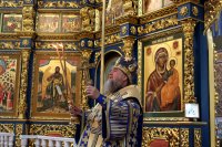 9-Епископ Амфилохий принял участие в торжествах в честь Успения Пресвятой Богородицы в главном храме Казахстана