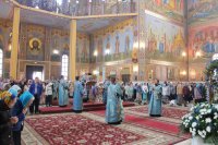 14-Епископ Амфилохий принял участие в торжествах в честь Успения Пресвятой Богородицы в главном храме Казахстана