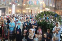 28-Епископ Амфилохий принял участие в торжествах в честь Успения Пресвятой Богородицы в главном храме Казахстана