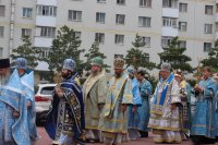 32-Епископ Амфилохий принял участие в торжествах в честь Успения Пресвятой Богородицы в главном храме Казахстана