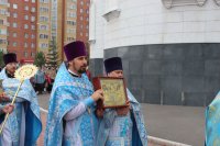 34-Епископ Амфилохий принял участие в торжествах в честь Успения Пресвятой Богородицы в главном храме Казахстана