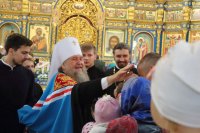43-Епископ Амфилохий принял участие в торжествах в честь Успения Пресвятой Богородицы в главном храме Казахстана