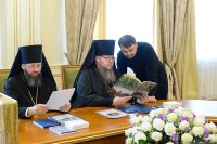 13-Управляющий Усть-Каменогорской и Семипалатинской епархией принял участие в заседании Синода Митрополичьего округа Русской Православной Церкви в Республике Казахстан