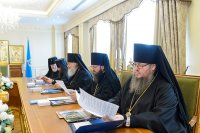15-Управляющий Усть-Каменогорской и Семипалатинской епархией принял участие в заседании Синода Митрополичьего округа Русской Православной Церкви в Республике Казахстан