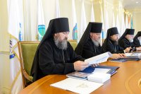 16-Управляющий Усть-Каменогорской и Семипалатинской епархией принял участие в заседании Синода Митрополичьего округа Русской Православной Церкви в Республике Казахстан