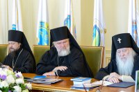 21-Управляющий Усть-Каменогорской и Семипалатинской епархией принял участие в заседании Синода Митрополичьего округа Русской Православной Церкви в Республике Казахстан