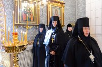 16-В субботу по Воздвижении епископ Амфилохий молился в Матронинском храме Иверско-Серафимовского монастыря Алма-Аты