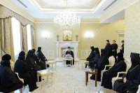 3-Глава Казахстанского Митрополичьего округа встретился с настоятельницами монастырей, прибывших на празднование 110-летия учреждения Иверско-Серафимовской обители