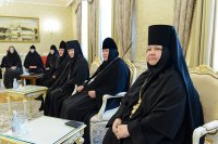 10-Глава Казахстанского Митрополичьего округа встретился с настоятельницами монастырей, прибывших на празднование 110-летия учреждения Иверско-Серафимовской обители