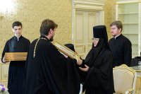 16-Глава Казахстанского Митрополичьего округа встретился с настоятельницами монастырей, прибывших на празднование 110-летия учреждения Иверско-Серафимовской обители
