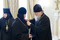 20-Глава Казахстанского Митрополичьего округа встретился с настоятельницами монастырей, прибывших на празднование 110-летия учреждения Иверско-Серафимовской обители