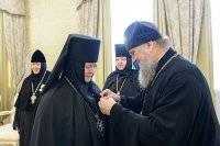 22-Глава Казахстанского Митрополичьего округа встретился с настоятельницами монастырей, прибывших на празднование 110-летия учреждения Иверско-Серафимовской обители