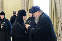 24-Глава Казахстанского Митрополичьего округа встретился с настоятельницами монастырей, прибывших на празднование 110-летия учреждения Иверско-Серафимовской обители