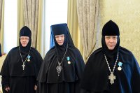 26-Глава Казахстанского Митрополичьего округа встретился с настоятельницами монастырей, прибывших на празднование 110-летия учреждения Иверско-Серафимовской обители