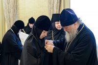 29-Глава Казахстанского Митрополичьего округа встретился с настоятельницами монастырей, прибывших на празднование 110-летия учреждения Иверско-Серафимовской обители