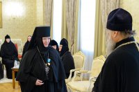 34-Глава Казахстанского Митрополичьего округа встретился с настоятельницами монастырей, прибывших на празднование 110-летия учреждения Иверско-Серафимовской обители