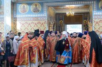 4-Епископ Амфилохий принял участие в торжествах, посвященных 110-летию учреждения и 15-летию возрождения Иверско-Серафимовской обители Алма-Аты