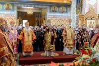 18-Епископ Амфилохий принял участие в торжествах, посвященных 110-летию учреждения и 15-летию возрождения Иверско-Серафимовской обители Алма-Аты