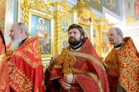 32-Епископ Амфилохий принял участие в торжествах, посвященных 110-летию учреждения и 15-летию возрождения Иверско-Серафимовской обители Алма-Аты