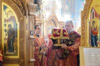 34-Епископ Амфилохий принял участие в торжествах, посвященных 110-летию учреждения и 15-летию возрождения Иверско-Серафимовской обители Алма-Аты