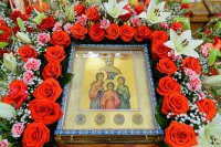 38-Епископ Амфилохий принял участие в торжествах, посвященных 110-летию учреждения и 15-летию возрождения Иверско-Серафимовской обители Алма-Аты