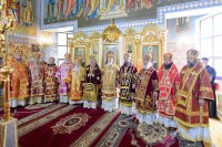 42-Епископ Амфилохий принял участие в торжествах, посвященных 110-летию учреждения и 15-летию возрождения Иверско-Серафимовской обители Алма-Аты