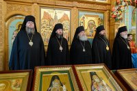 52-Епископ Амфилохий принял участие в торжествах, посвященных 110-летию учреждения и 15-летию возрождения Иверско-Серафимовской обители Алма-Аты