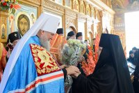 53-Епископ Амфилохий принял участие в торжествах, посвященных 110-летию учреждения и 15-летию возрождения Иверско-Серафимовской обители Алма-Аты