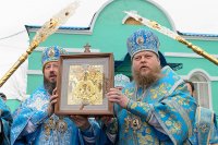 9-Торжества в честь 300-летия основания города Семипалатинска. Митрополит Александр совершил Литургию в Воскресенском кафедральном соборе 