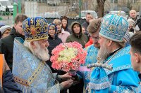 11-Торжества в честь 300-летия основания города Семипалатинска. Митрополит Александр совершил Литургию в Воскресенском кафедральном соборе 