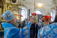 37-Торжества в честь 300-летия основания города Семипалатинска. Митрополит Александр совершил Литургию в Воскресенском кафедральном соборе 