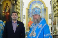 49-Торжества в честь 300-летия основания города Семипалатинска. Митрополит Александр совершил Литургию в Воскресенском кафедральном соборе 