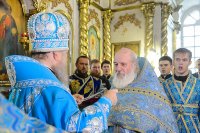 54-Торжества в честь 300-летия основания города Семипалатинска. Митрополит Александр совершил Литургию в Воскресенском кафедральном соборе 