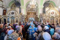 59-Торжества в честь 300-летия основания города Семипалатинска. Митрополит Александр совершил Литургию в Воскресенском кафедральном соборе 