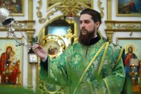 3-Служение епископа Амфилохия в канун праздника Входа Господня в Иерусалим