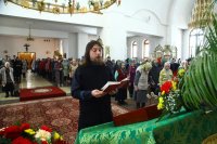14-Служение епископа Амфилохия в канун праздника Входа Господня в Иерусалим