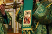 19-Служение епископа Амфилохия в канун праздника Входа Господня в Иерусалим